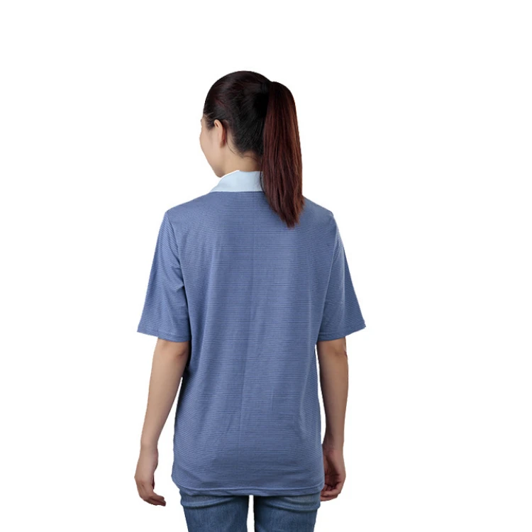esd blue shirt
